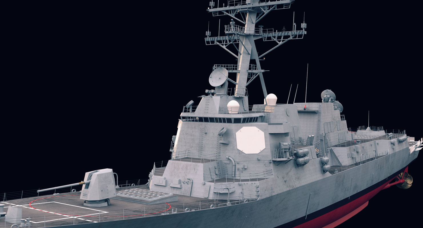 uss ddg 110 3d max