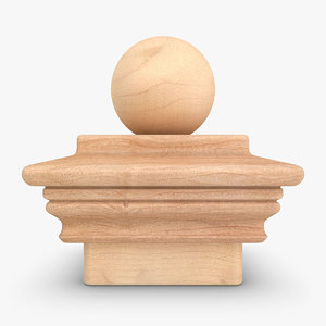 realistic nantucket finial 05 3ds