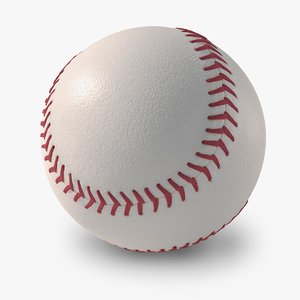 3d new baseball logo model