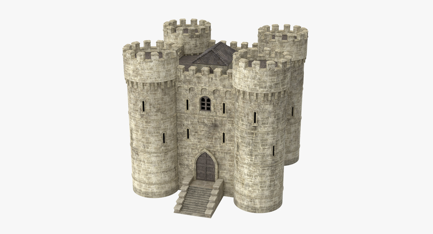 3d model castle