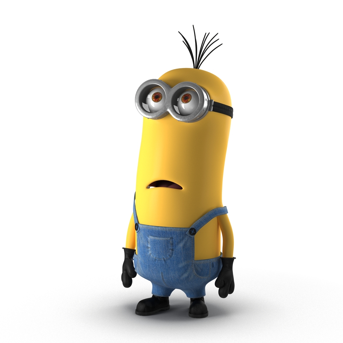 tall eyed minion pose 3d max