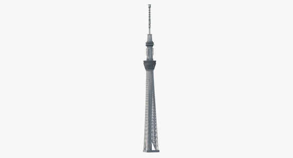 東京スカイツリー3dモデル Turbosquid