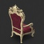 luxurious armchair 3d model