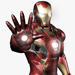 3d iron man avengers mark