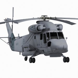 sh2 seasprite helicopter 3d model