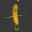 3d model of dugm07 fruits rigged cartoon