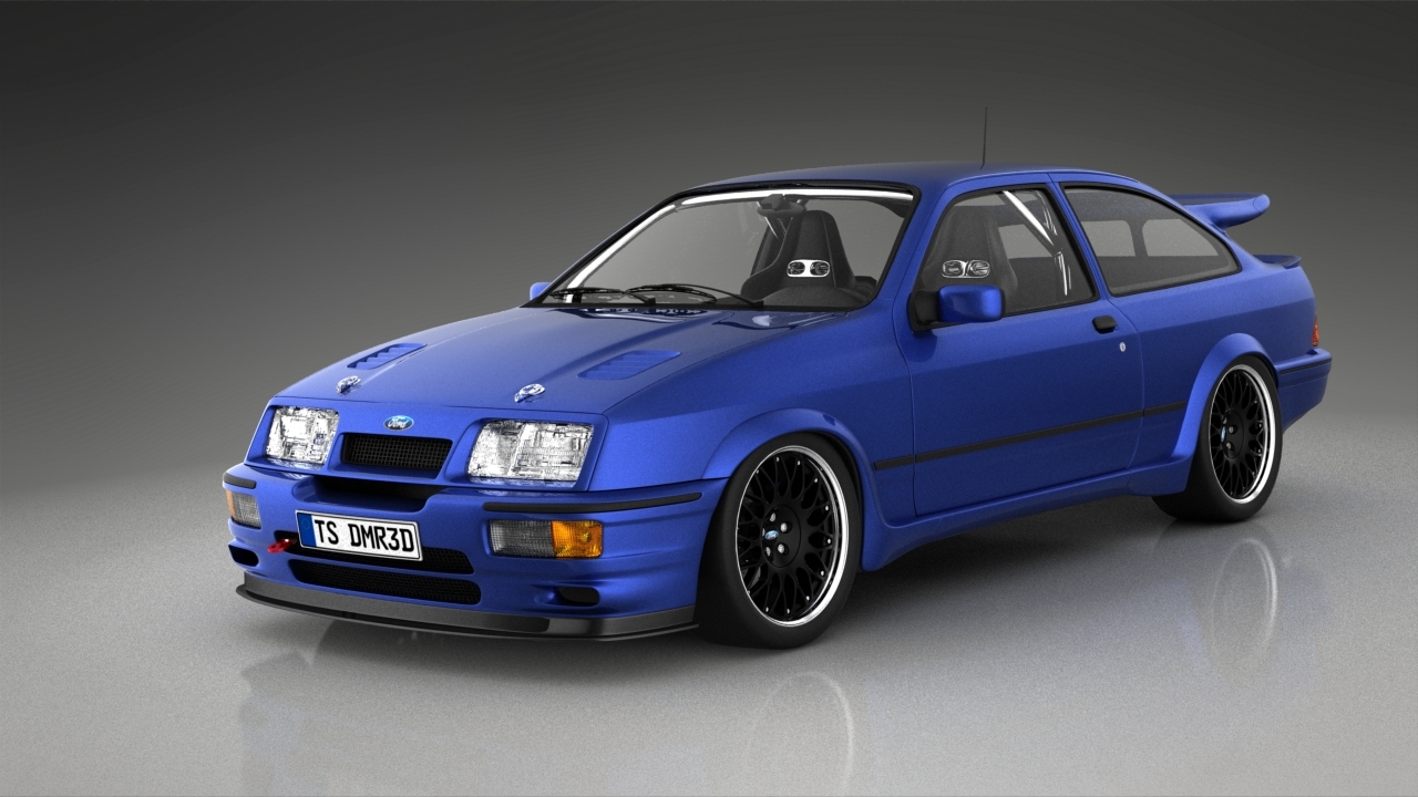 sierra rs500 cosworth 3d max https