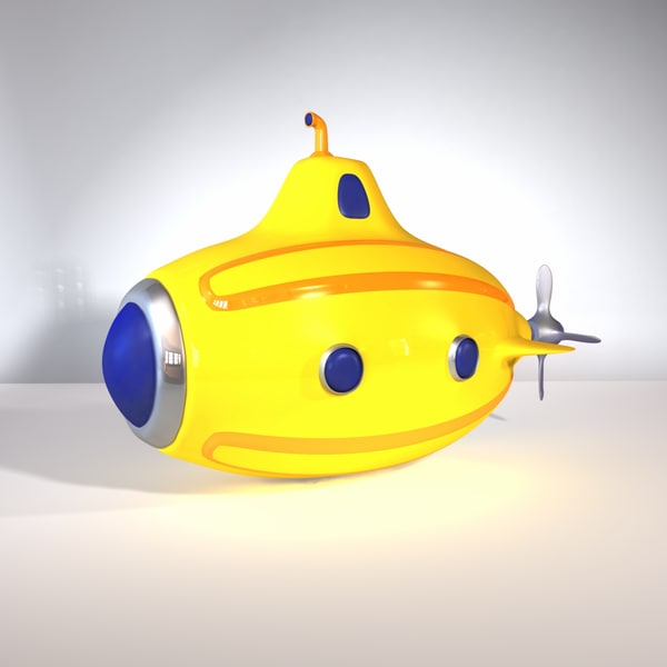 3D модель Игрушечная подводная лодка тоже - TurboSquid 1047878