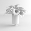 3d calla lily flower model