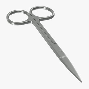 3d model of medical scissors