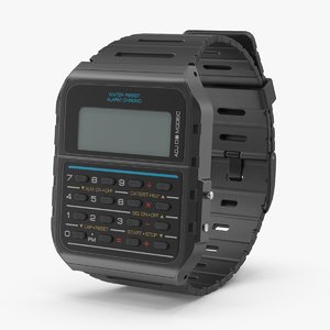 3d calculator watch model