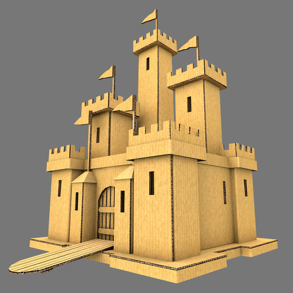 cardboard castle