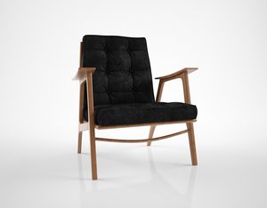 pierre guariche vendome armchair 3d model