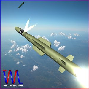3d model army pac-3 mse missile
