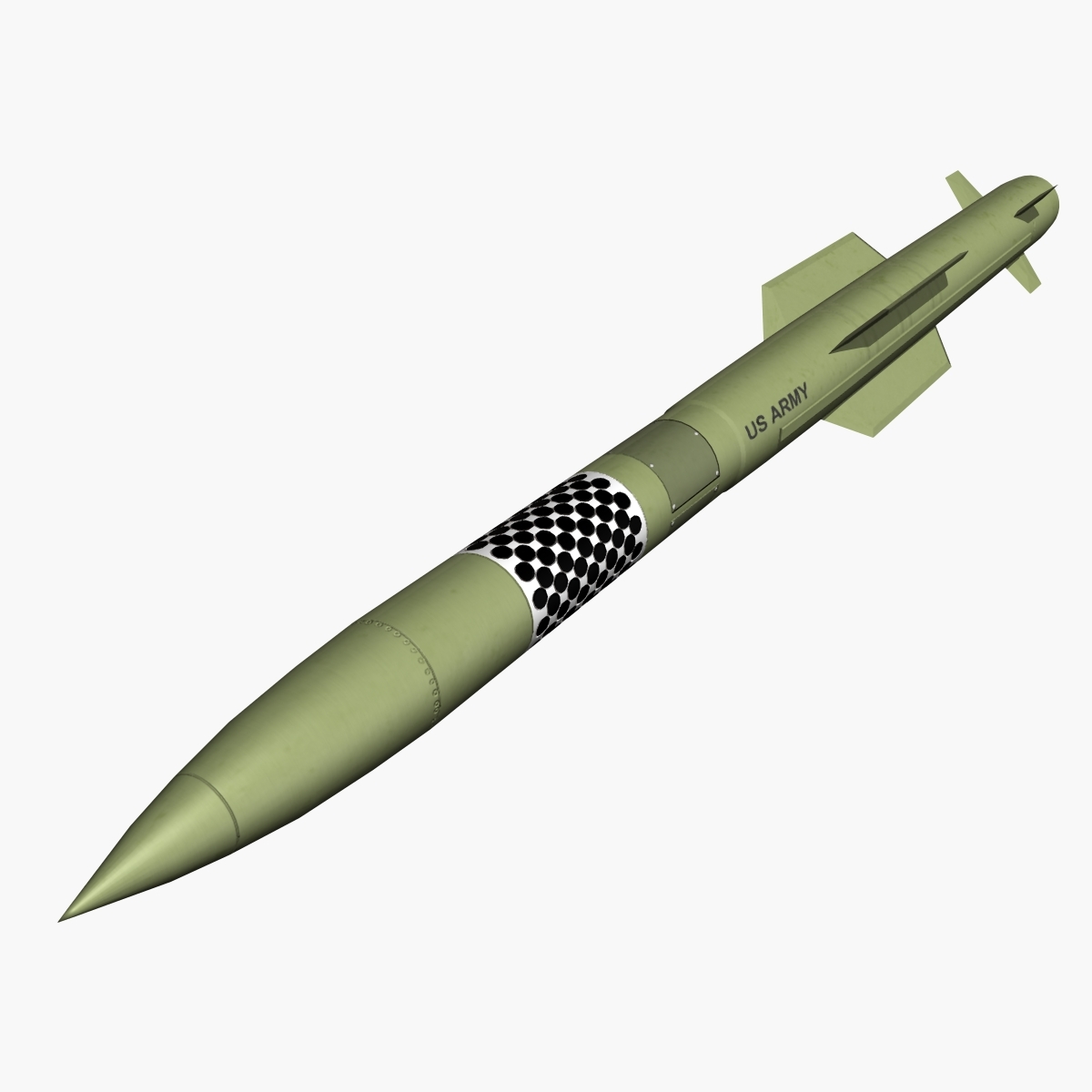 3d model army pac3 mse missile