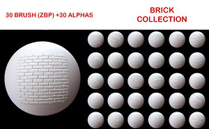 Wall Brick Brush Collection
