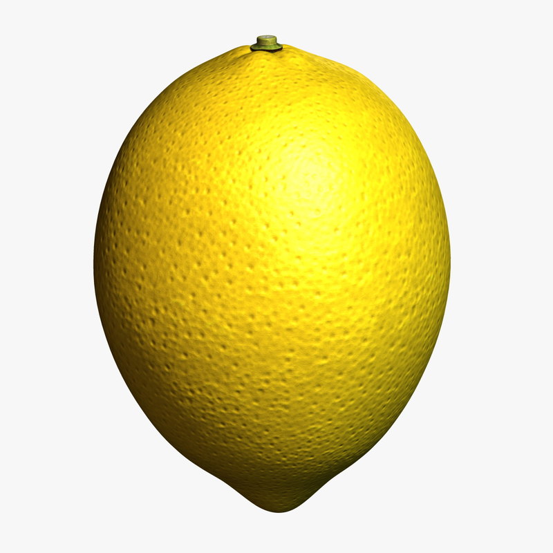 lemon fruit 3d 3ds