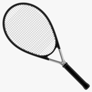 tennis racquet 3d model