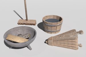 blacksmith equipment 3d model