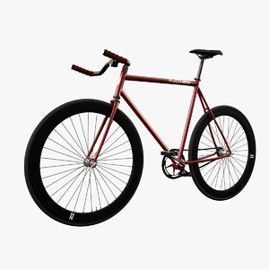 photorealistic fixed bicycle 3d max