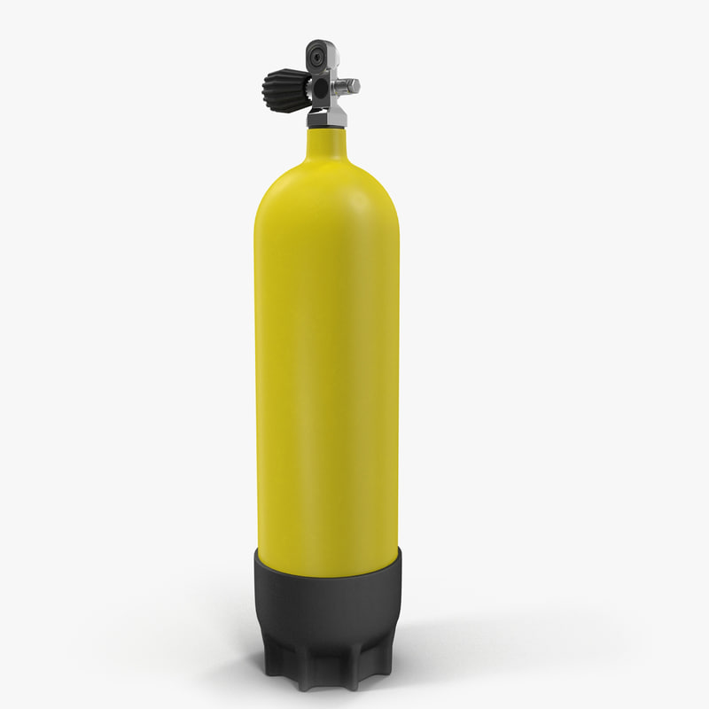 scuba tank 3d model