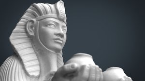 egypt sphinx 3d max