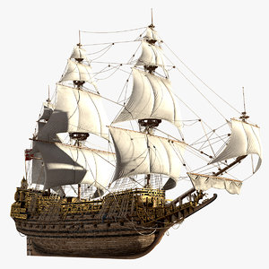 Sailing Ship 3d Models For Download Turbosquid