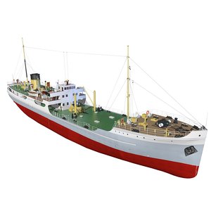 1950 s cargo ship dxf