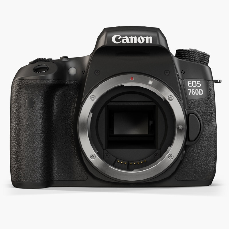 canon eos 760d 3d obj