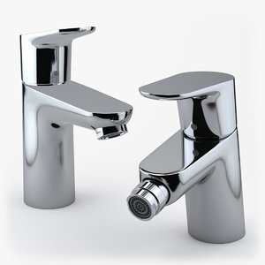 3d photorealistic hansgrohe focus faucets model