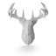 3d model paper deer