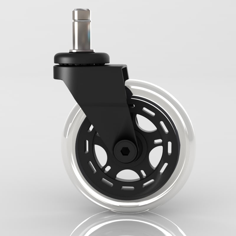 office chair caster wheel 3d model