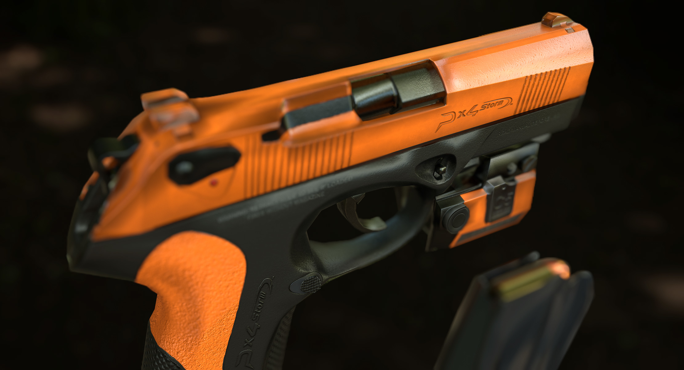 rigged pbr游戏准备女战士猎人激进准军事(几种颜色选项)3d模型