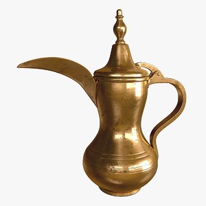 3d model arabic teapot