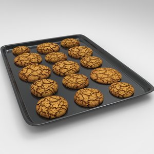 biscuit tray 3d model