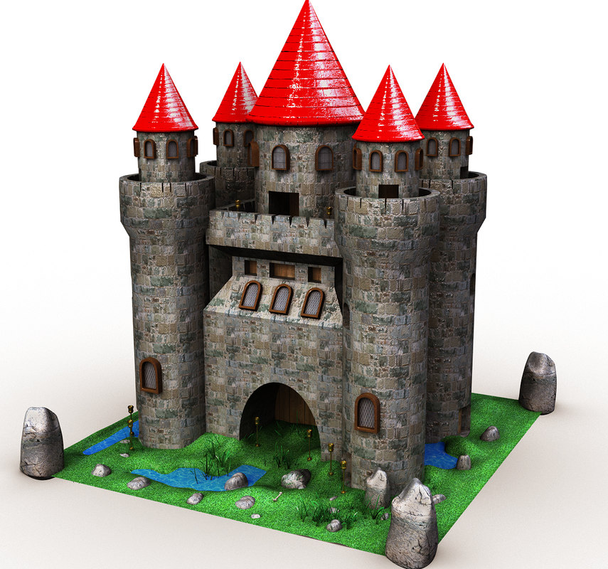 Castle 9. 3d мультяшные замки. 3d Maya замок. Мультяшная крепость 3l. Металлическая крепость мультяшная.