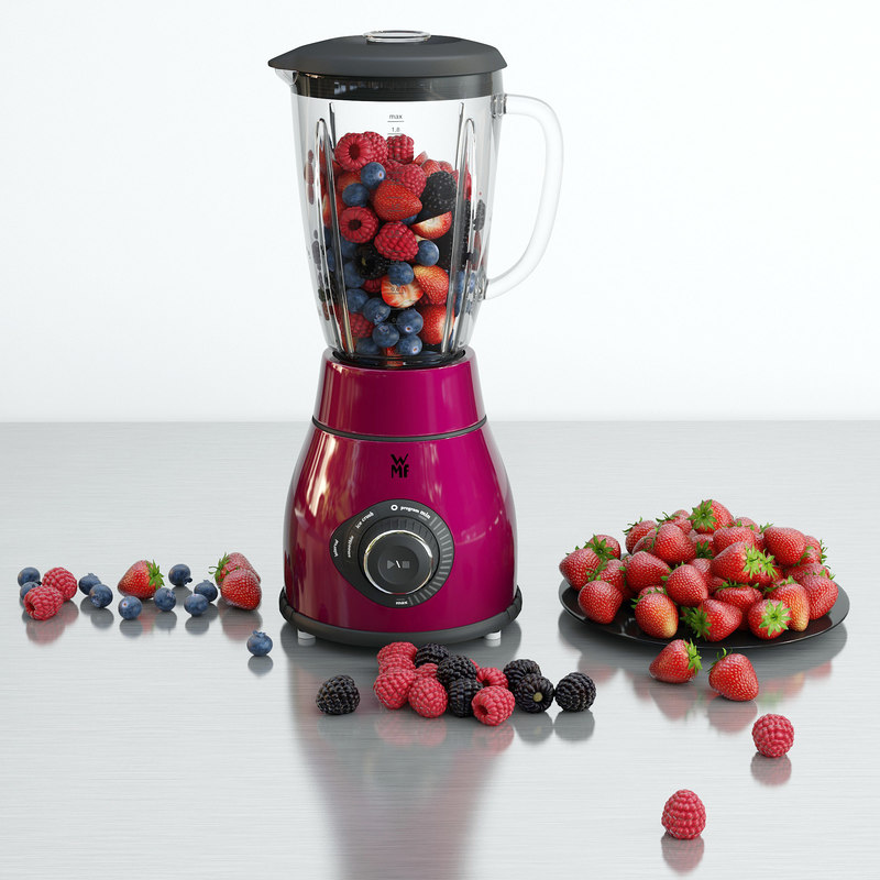 blender strawberry max