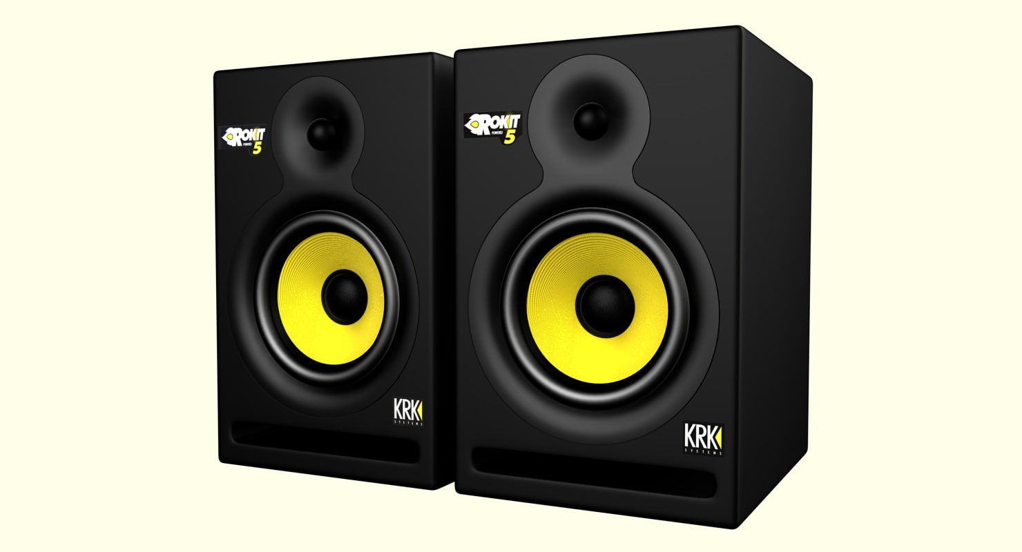 3d monitor krk model