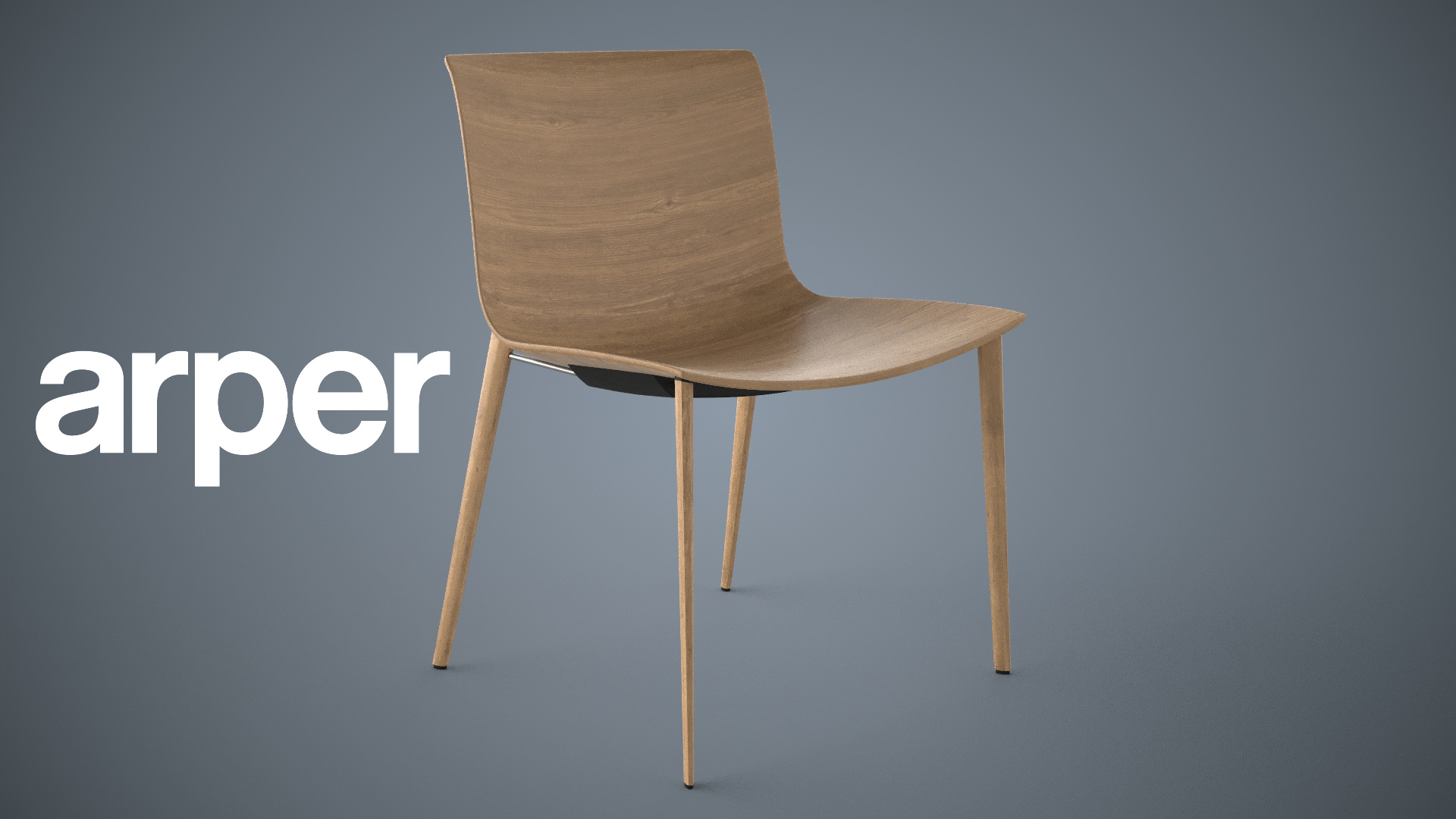 Arper 53 Chair Catifa 3d Model