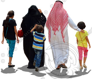 Middle Eastern Family 01