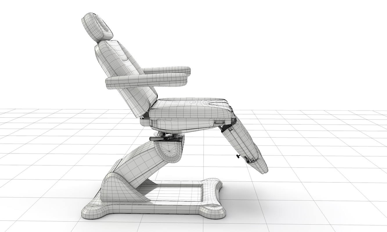 cosmetic chair 3d c4d
