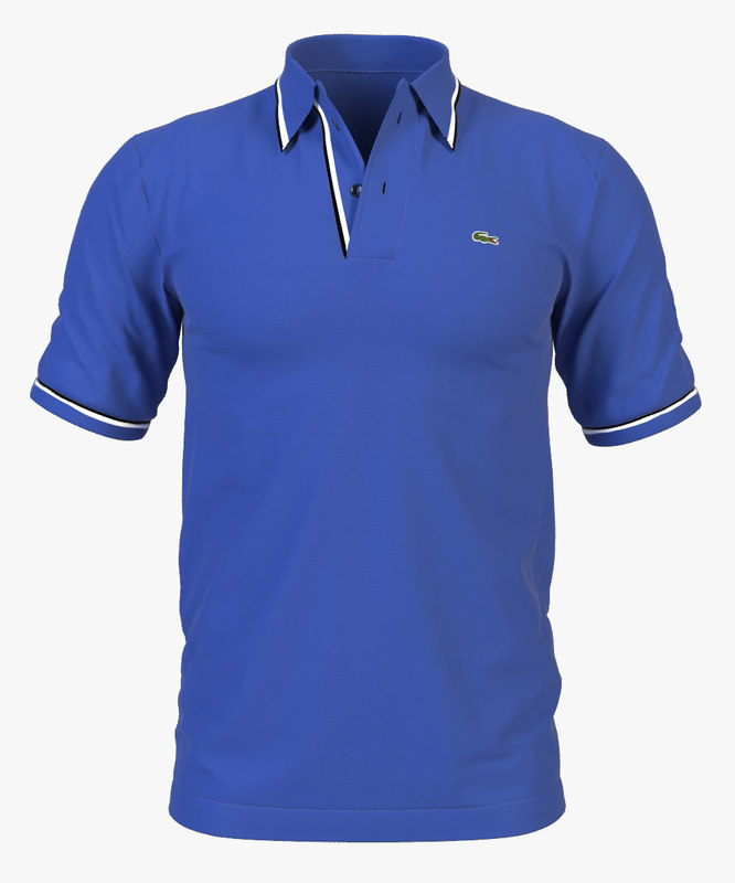 3d model polo shirt