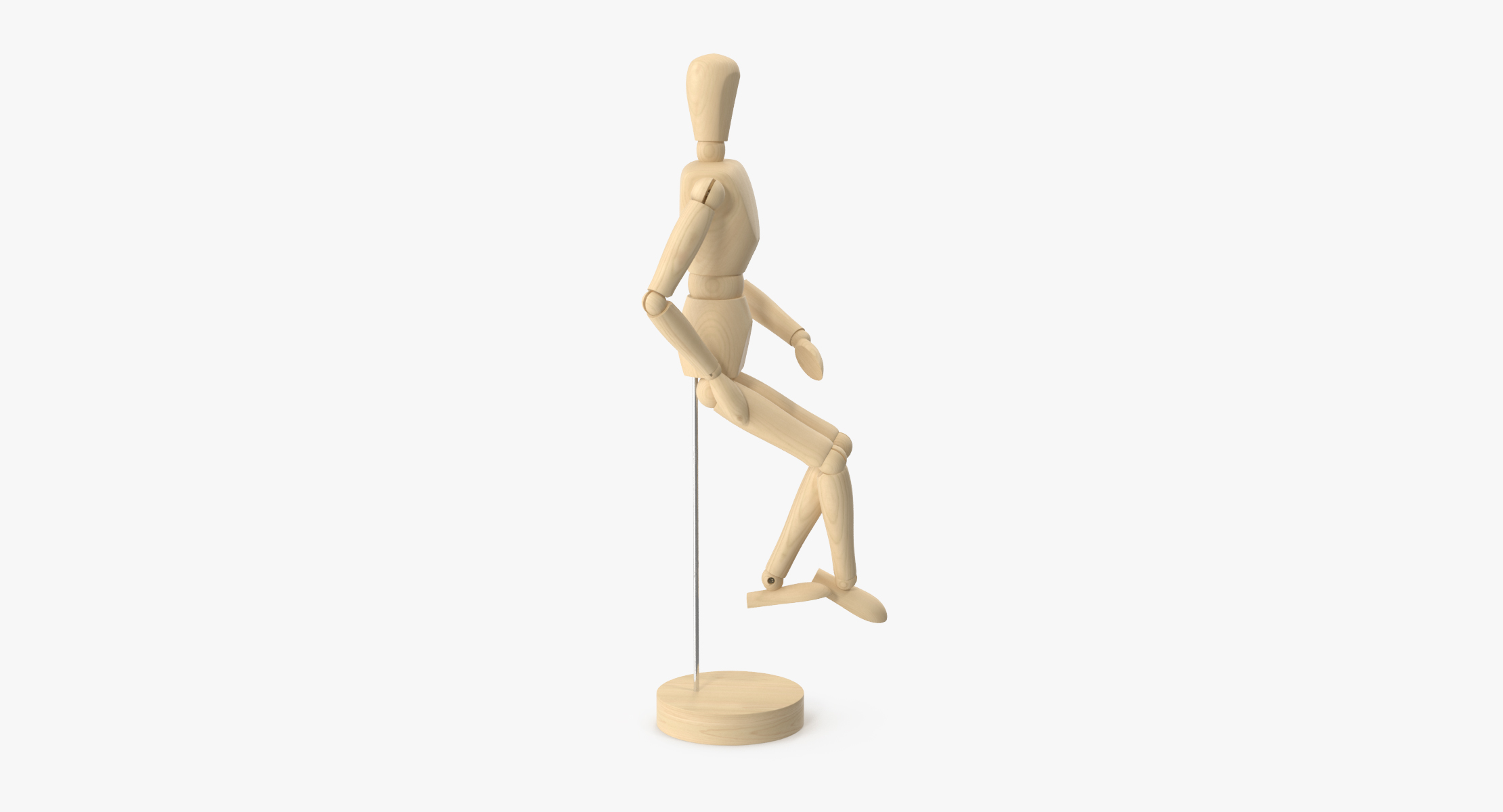 wooden mannequin pose