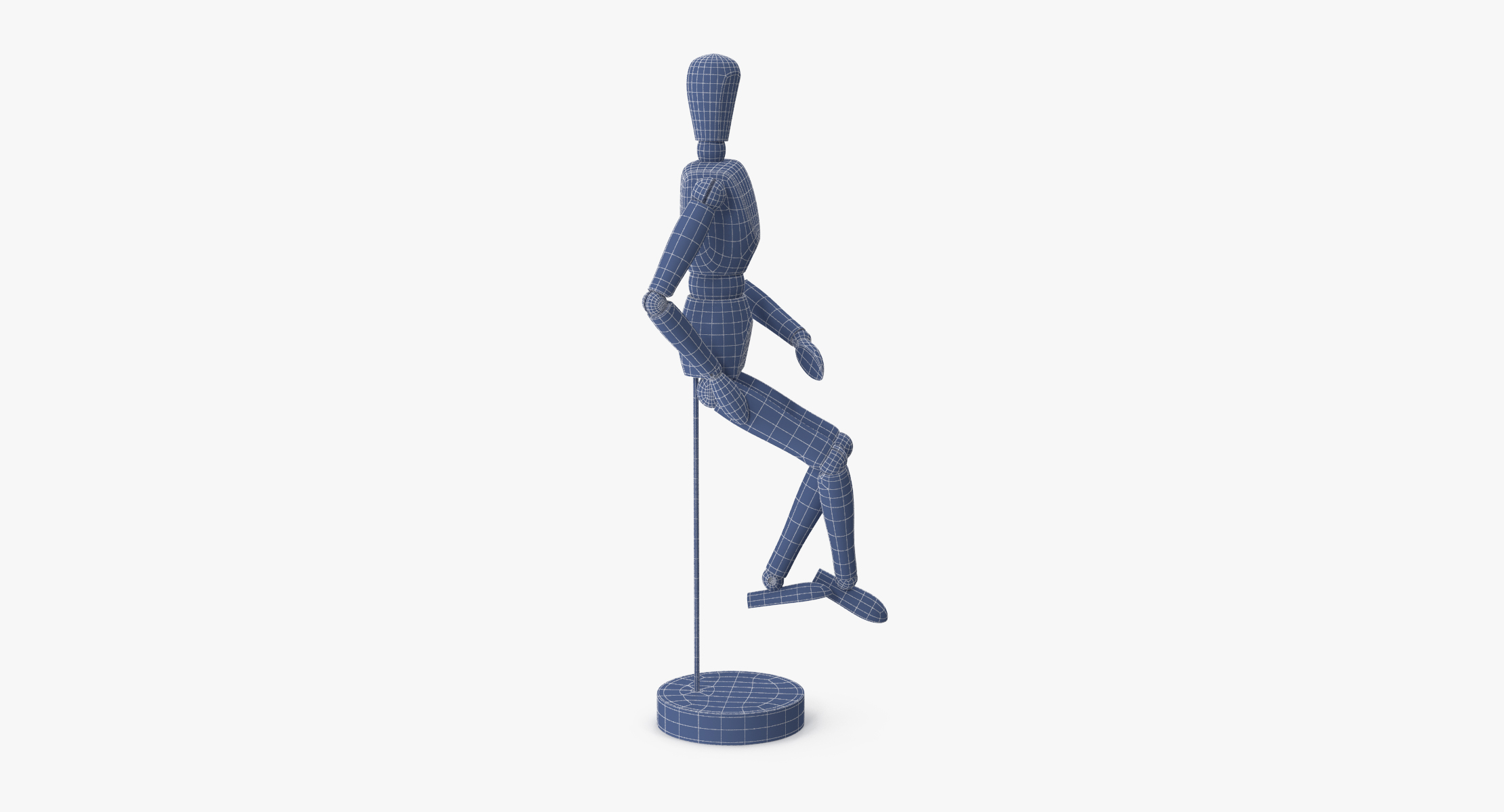 wooden mannequin pose