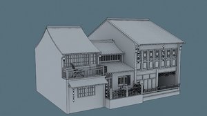 3d china house08
