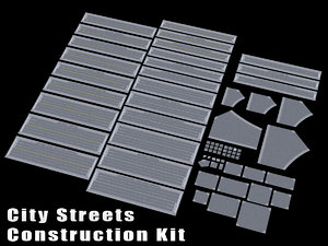 3d model kit streets city