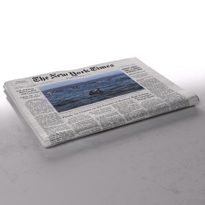 new york newspaper folds 3d ma