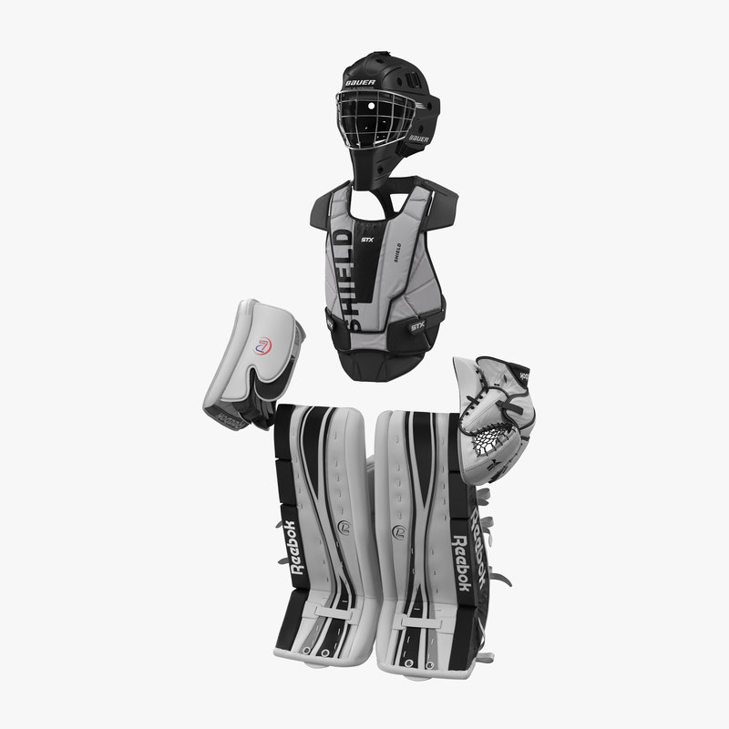 hockey goalie protection kit c4d