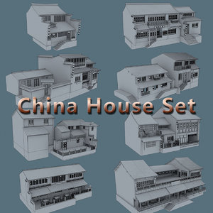 china house 3d max
