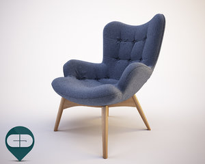 3d grand featherston chair